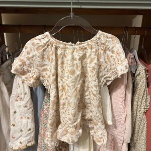 Rylee + Cru Floral Print Top and Bloomers